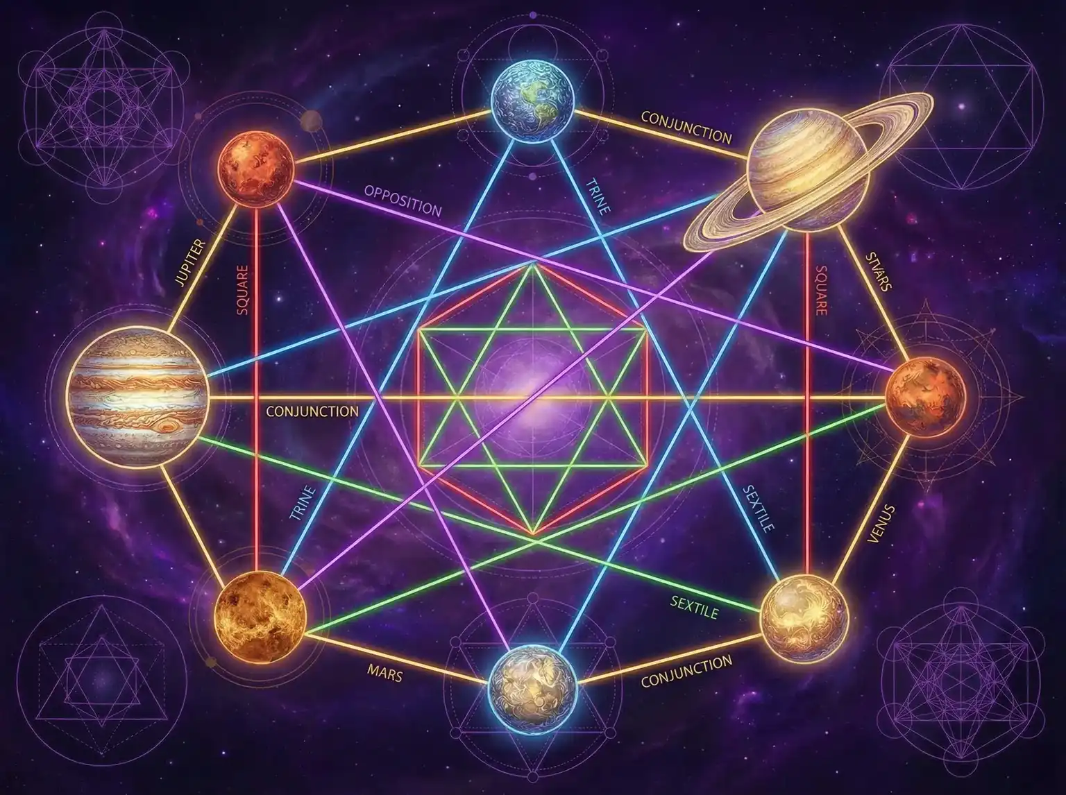 行星相位解读 - 奇迹暖暖命运之书 | 占星学进阶