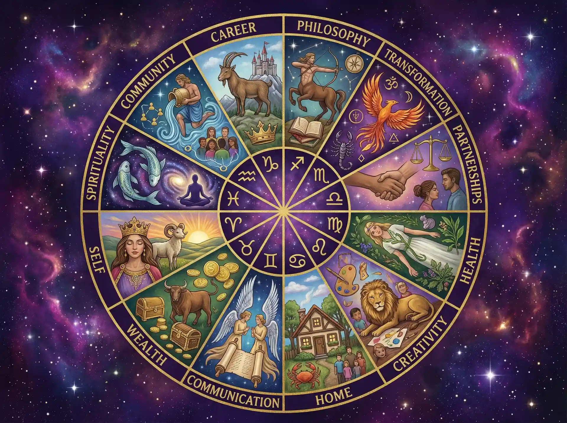 十二宫位解析 - 奇迹暖暖命运之书 | 占星学知识
