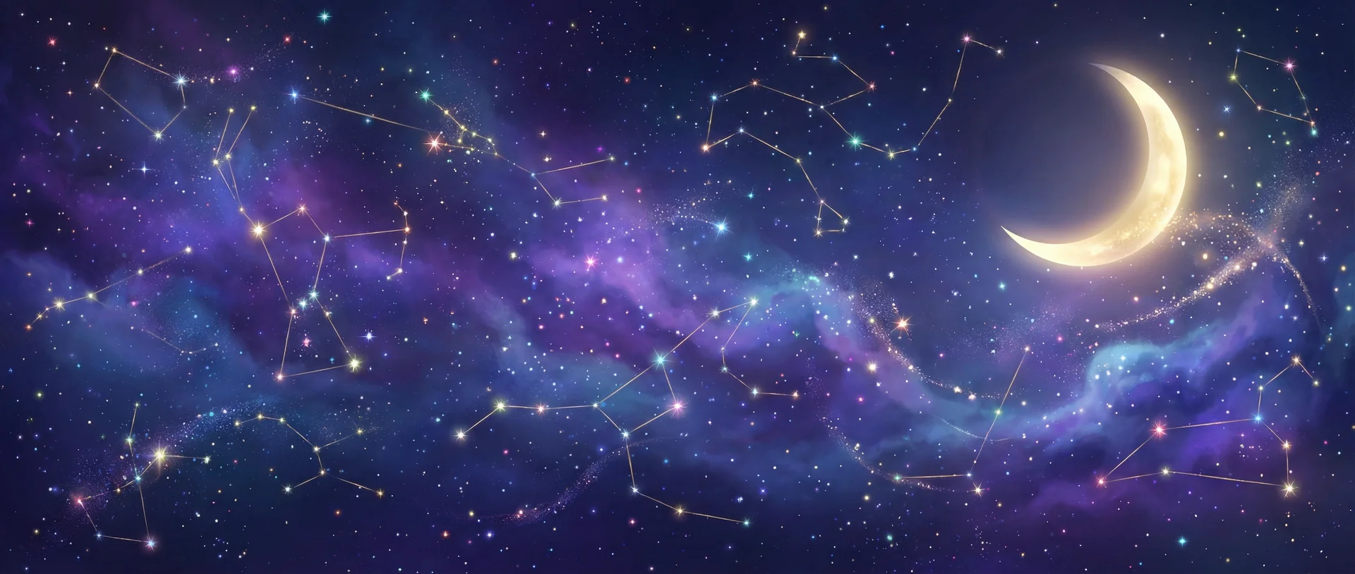 星空背景 - 奇迹暖暖命运之书 | 每日星座运势与塔罗占卜